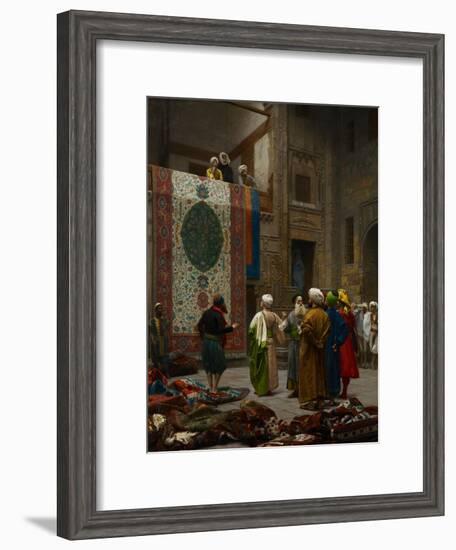 The Carpet Merchant, C.1887-Jean Leon Gerome-Framed Giclee Print