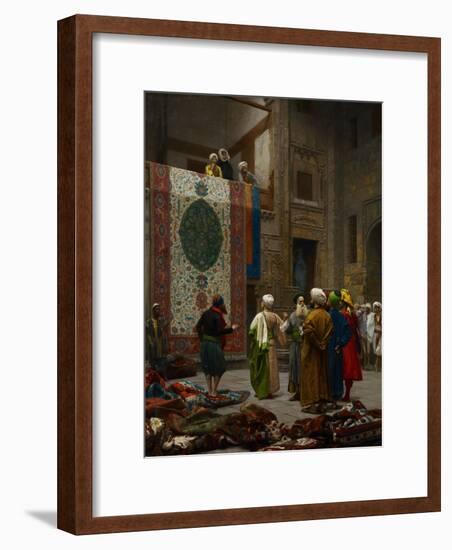 The Carpet Merchant, C.1887-Jean Leon Gerome-Framed Giclee Print