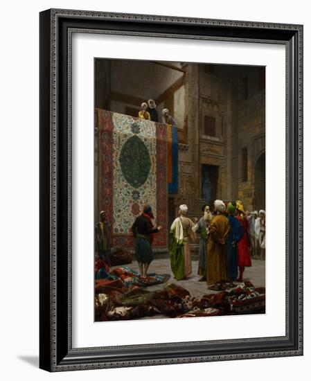 The Carpet Merchant, C.1887-Jean Leon Gerome-Framed Giclee Print