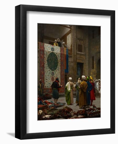 The Carpet Merchant, C.1887-Jean Leon Gerome-Framed Premium Giclee Print