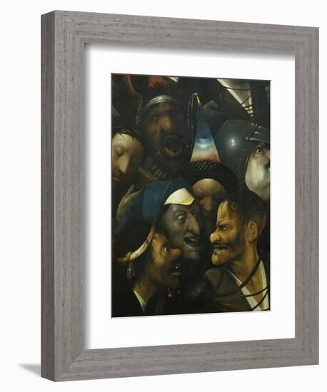 The Carrying of the Cross. (Detail)-Hieronymus Bosch-Framed Giclee Print