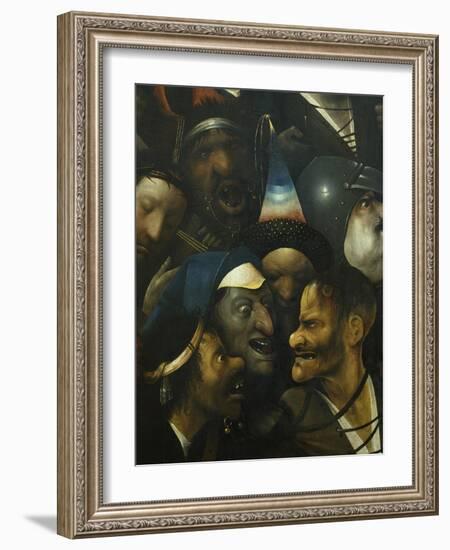 The Carrying of the Cross. (Detail)-Hieronymus Bosch-Framed Giclee Print