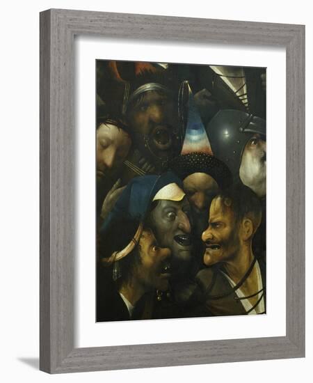 The Carrying of the Cross. (Detail)-Hieronymus Bosch-Framed Giclee Print