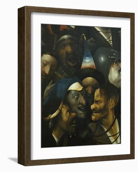 The Carrying of the Cross. (Detail)-Hieronymus Bosch-Framed Giclee Print