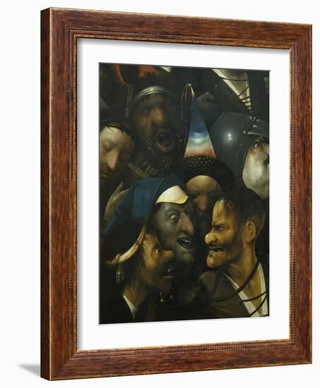 The Carrying of the Cross. (Detail)-Hieronymus Bosch-Framed Giclee Print