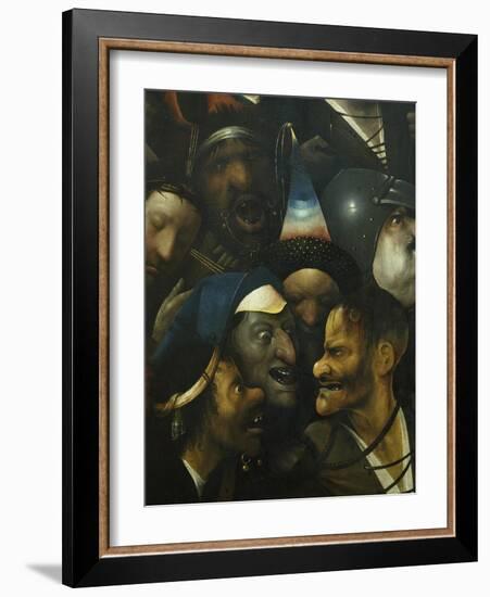 The Carrying of the Cross. (Detail)-Hieronymus Bosch-Framed Giclee Print