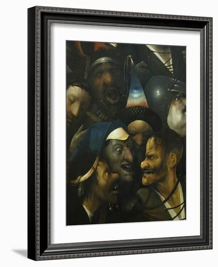 The Carrying of the Cross. (Detail)-Hieronymus Bosch-Framed Giclee Print