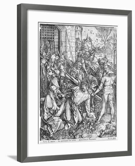 The Carrying of the Cross-Albrecht Dürer-Framed Giclee Print