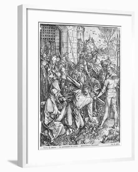 The Carrying of the Cross-Albrecht Dürer-Framed Giclee Print