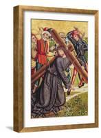 The Carrying of the Cross-Michael Wolgemut Or Wolgemuth-Framed Giclee Print