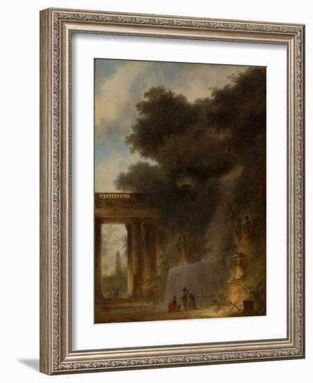 The Cascade, c.1775-Jean-Honore Fragonard-Framed Giclee Print