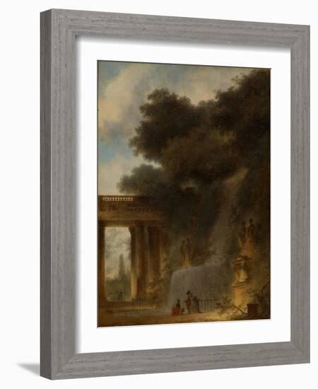 The Cascade, c.1775-Jean-Honore Fragonard-Framed Giclee Print