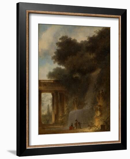 The Cascade, c.1775-Jean-Honore Fragonard-Framed Giclee Print