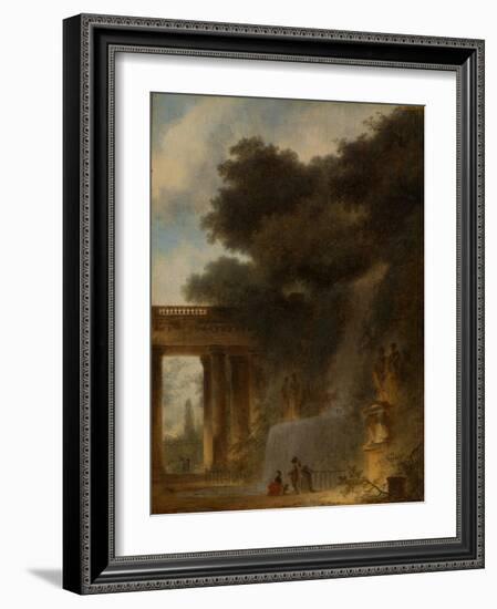 The Cascade, c.1775-Jean-Honore Fragonard-Framed Giclee Print