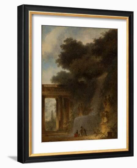 The Cascade, c.1775-Jean-Honore Fragonard-Framed Giclee Print