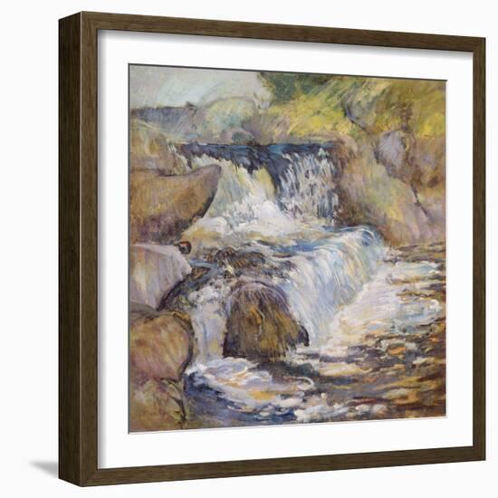 The Cascade, C.1889 (Oil on Canvas)-John Henry Twachtman-Framed Giclee Print