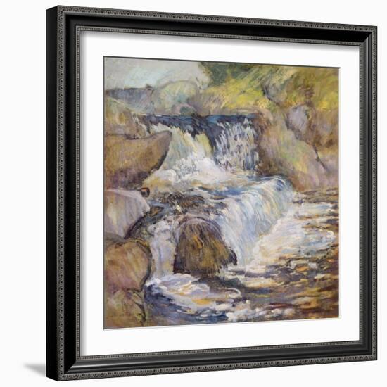 The Cascade, C.1889 (Oil on Canvas)-John Henry Twachtman-Framed Giclee Print