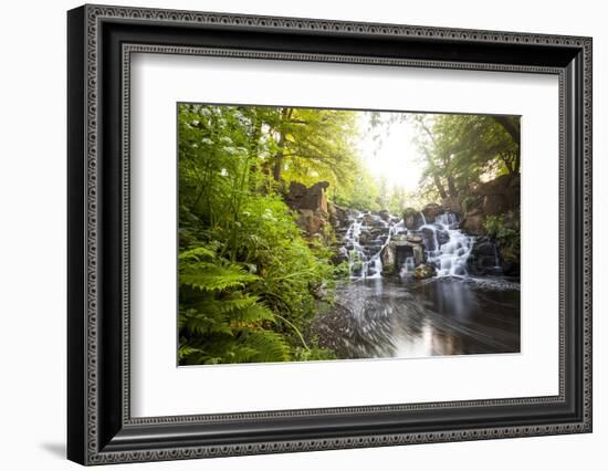 The Cascades, Virginia Water, Surrey, England, Uk, Europe-Charlie Harding-Framed Photographic Print