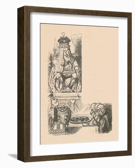 'The Case of the Tarts', 1889-John Tenniel-Framed Giclee Print