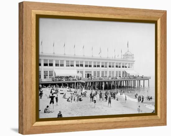 The Casino, Asbury Park, N.J.-null-Framed Stretched Canvas