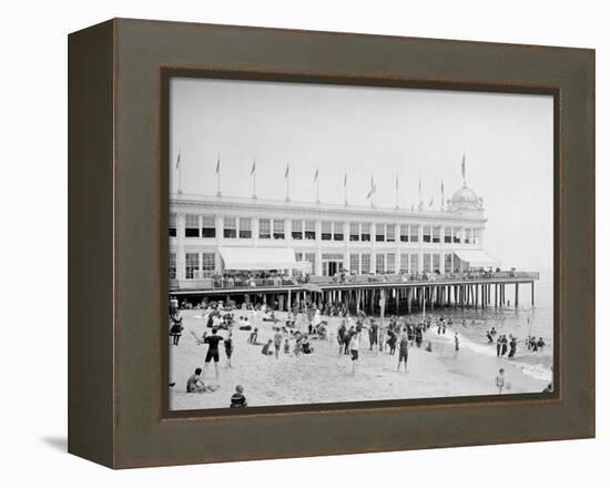 The Casino, Asbury Park, N.J.-null-Framed Stretched Canvas