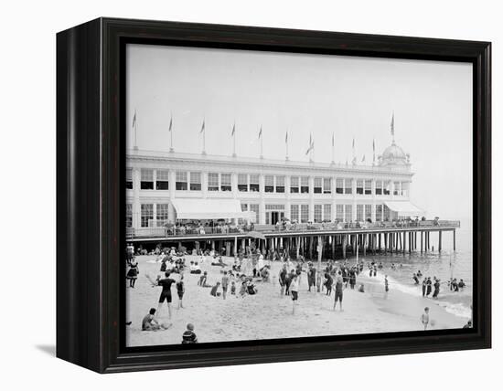 The Casino, Asbury Park, N.J.-null-Framed Stretched Canvas