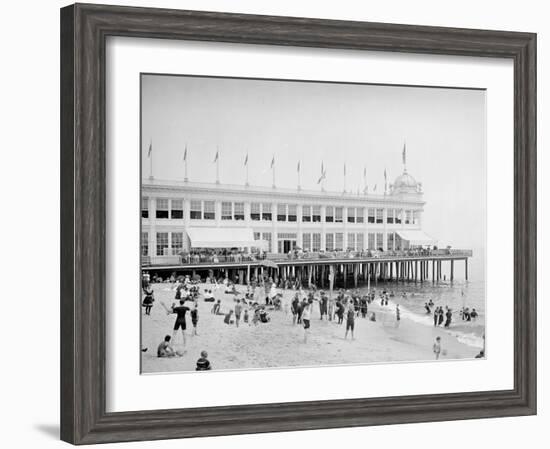 The Casino, Asbury Park, N.J.-null-Framed Photo