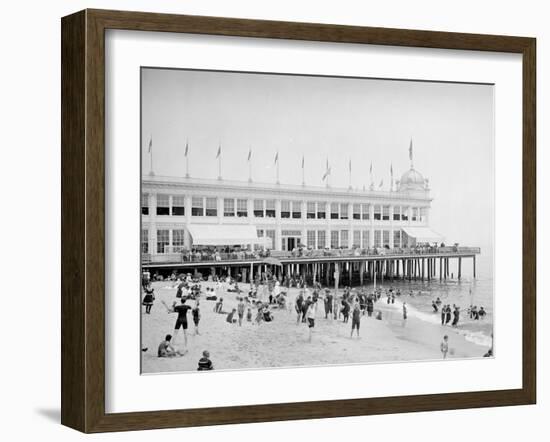 The Casino, Asbury Park, N.J.-null-Framed Photo