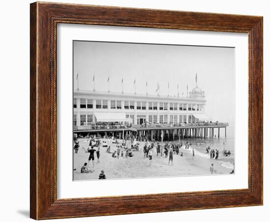 The Casino, Asbury Park, N.J.-null-Framed Photo