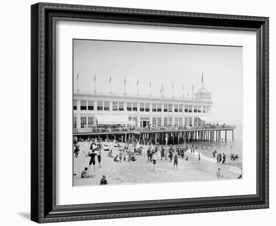 The Casino, Asbury Park, N.J.-null-Framed Photo