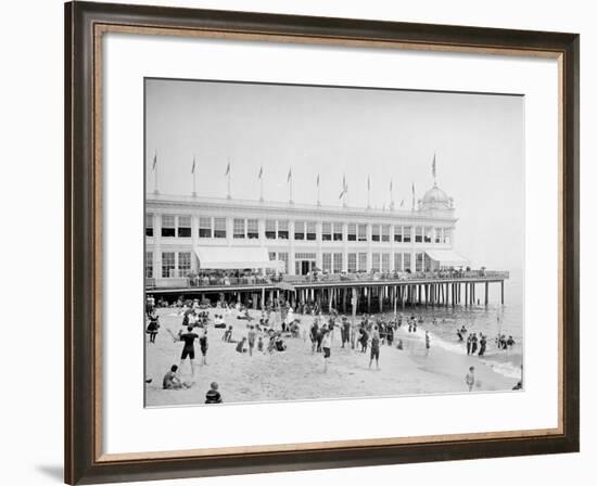 The Casino, Asbury Park, N.J.-null-Framed Photo