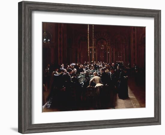 The Casino at Monte Carlo (Rien ne va plus), 1890-Jean Béraud-Framed Giclee Print