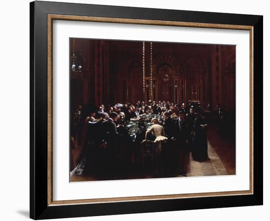 The Casino at Monte Carlo (Rien ne va plus), 1890-Jean Béraud-Framed Giclee Print