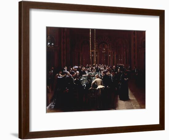 The Casino at Monte Carlo (Rien ne va plus), 1890-Jean Béraud-Framed Giclee Print