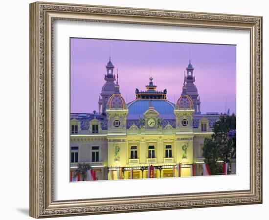 The Casino, West Front, Monte Carlo, Monaco, Europe-Ruth Tomlinson-Framed Photographic Print