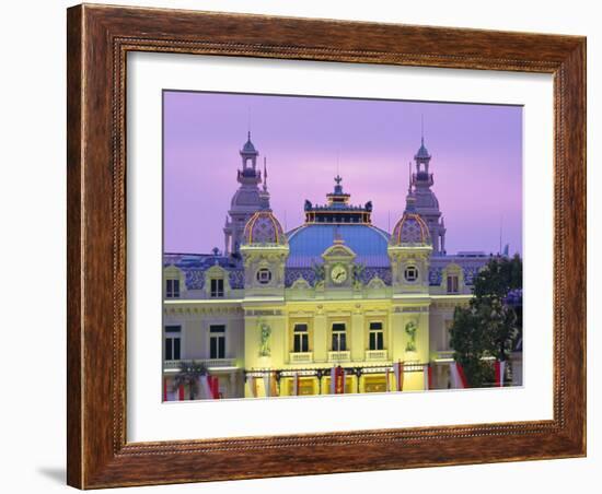 The Casino, West Front, Monte Carlo, Monaco, Europe-Ruth Tomlinson-Framed Photographic Print