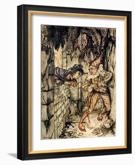 The Cask of Amontillado' by Edgar Allan Poe-Arthur Rackham-Framed Giclee Print