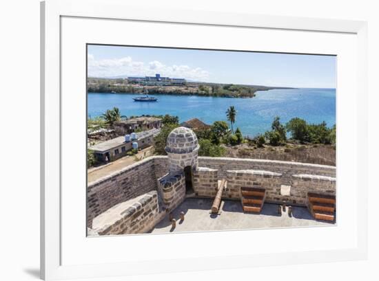 The Castillo de Jagua fort, erected in 1742 by King Philip V of Spain, near Cienfuegos, Cuba, West -Michael Nolan-Framed Photographic Print