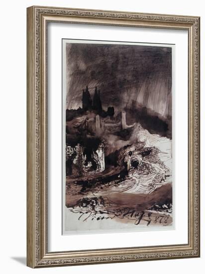 The Castle, 1878-Victor Hugo-Framed Giclee Print