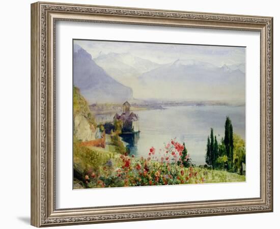 The Castle at Chillon-John William Inchbold-Framed Giclee Print