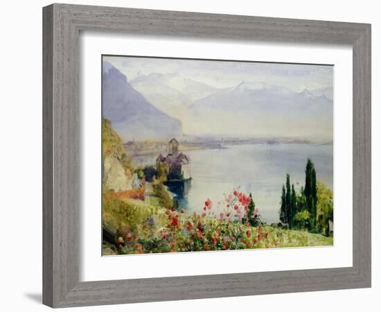 The Castle at Chillon-John William Inchbold-Framed Giclee Print