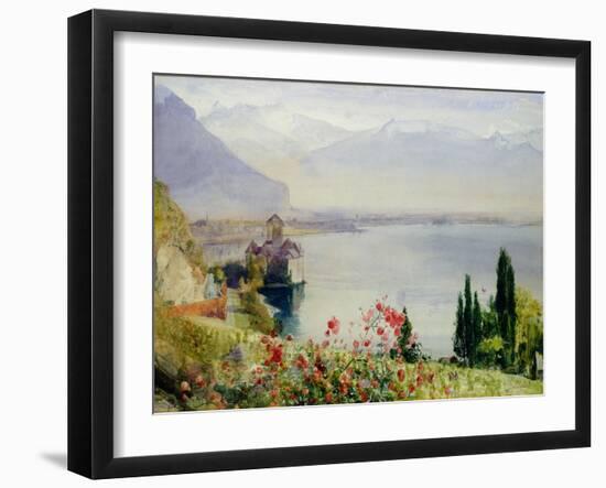 The Castle at Chillon-John William Inchbold-Framed Giclee Print