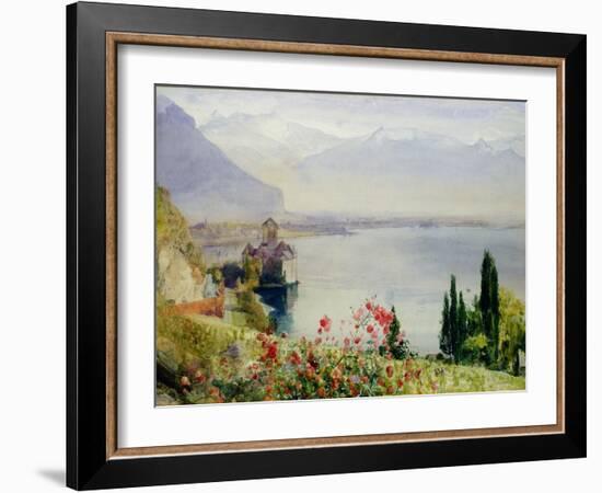 The Castle at Chillon-John William Inchbold-Framed Giclee Print