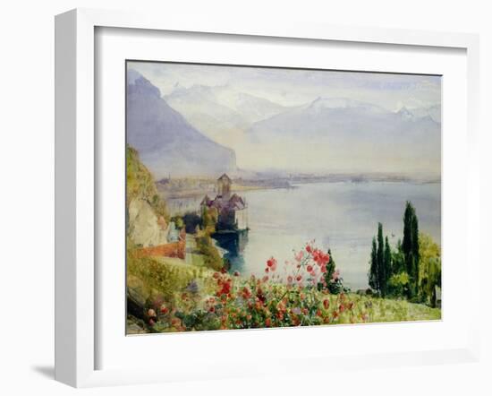 The Castle at Chillon-John William Inchbold-Framed Giclee Print