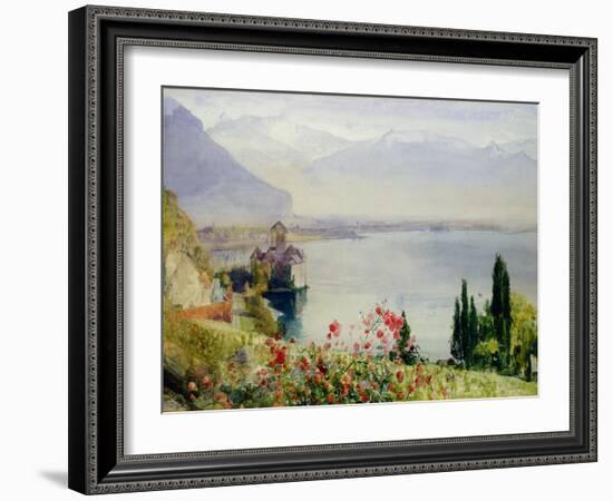 The Castle at Chillon-John William Inchbold-Framed Giclee Print