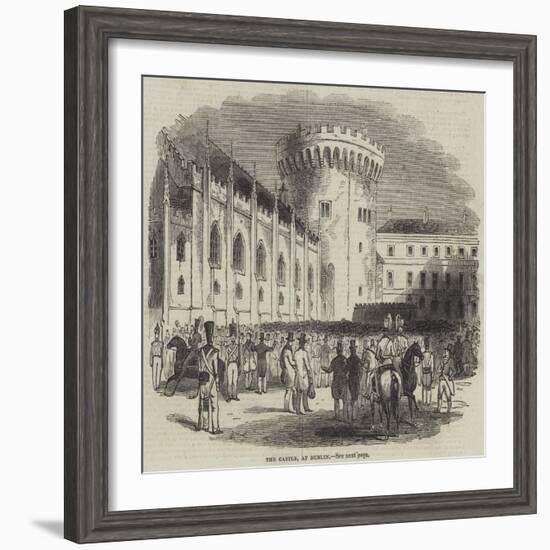 The Castle, at Dublin-null-Framed Giclee Print