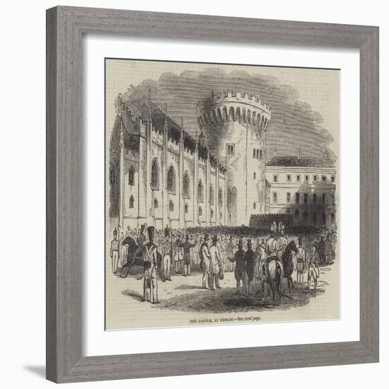 The Castle, at Dublin-null-Framed Giclee Print