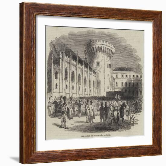 The Castle, at Dublin-null-Framed Giclee Print