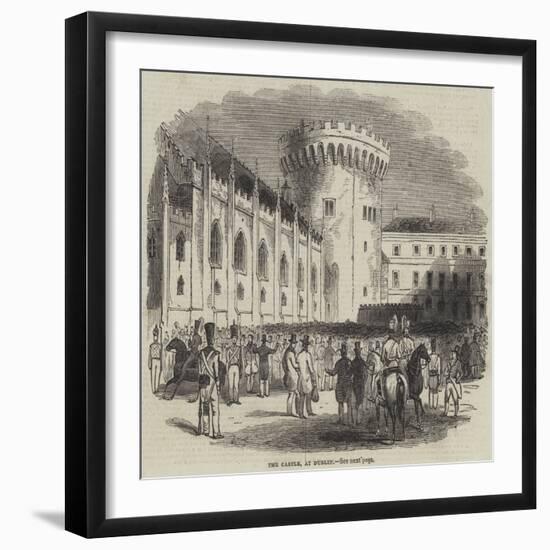 The Castle, at Dublin-null-Framed Giclee Print