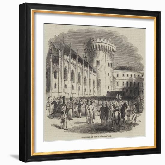 The Castle, at Dublin-null-Framed Giclee Print